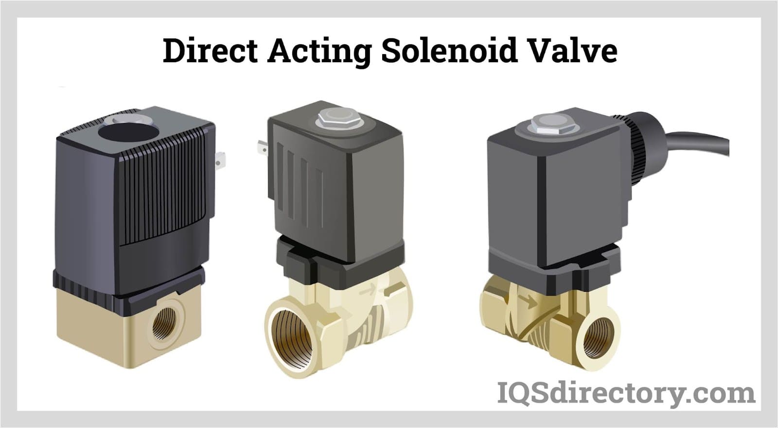 direct acting solenoid valve